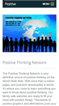 Mobile Screenshot of positivethinkingnetwork.com